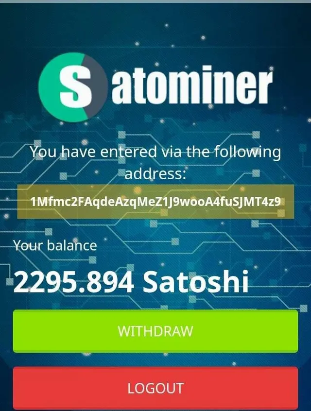 Log on Satominer And earn easy bitcoin