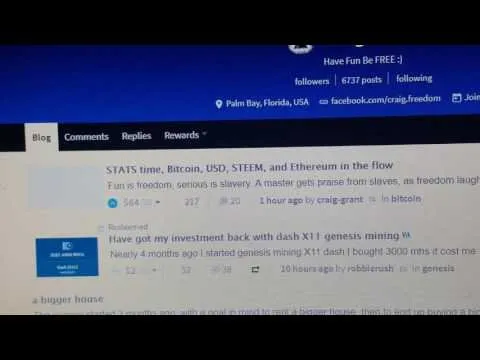 steemit earning