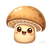 small shroom transparent