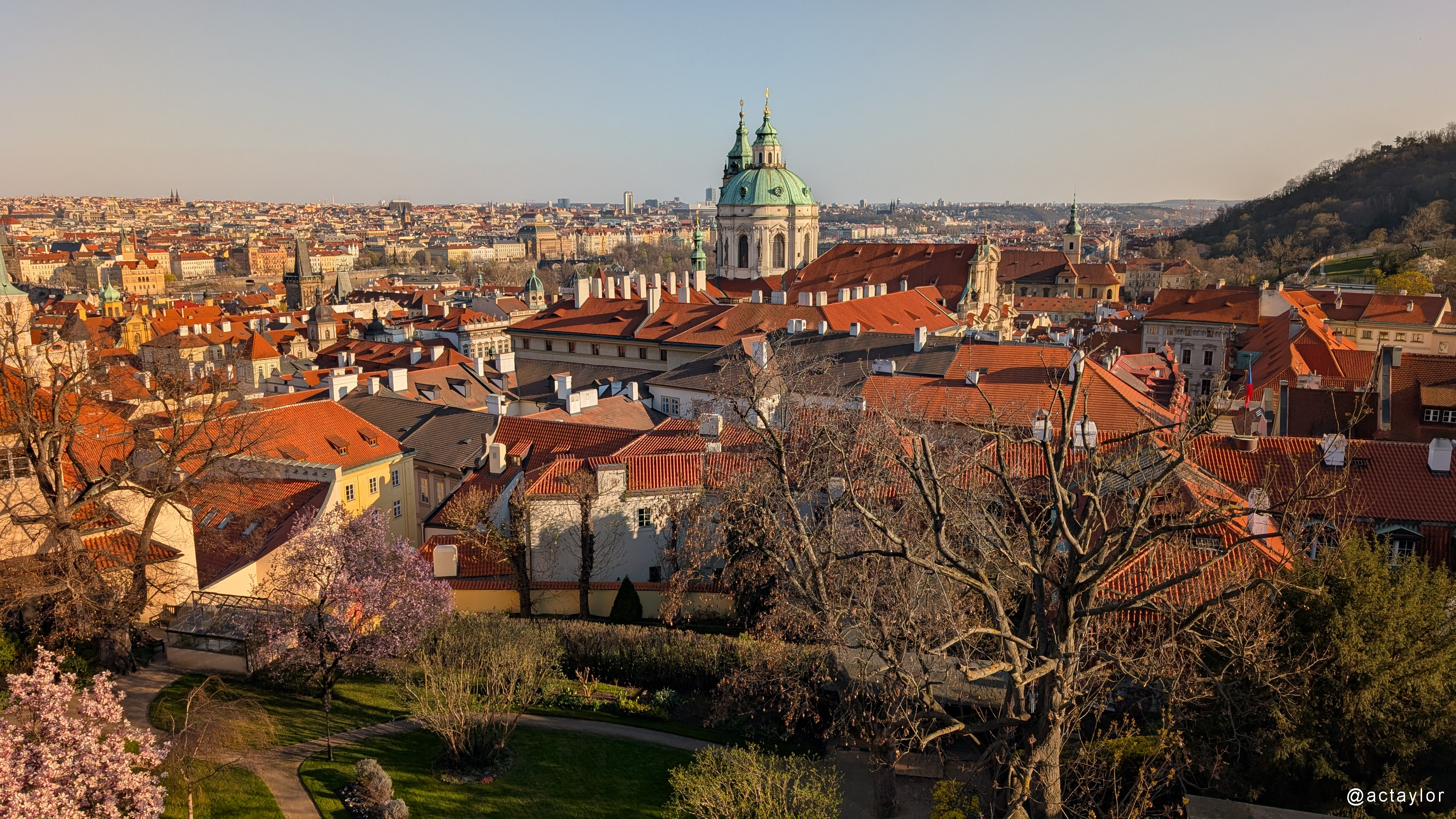 Fig. 5: View from Castle Hill, Prague