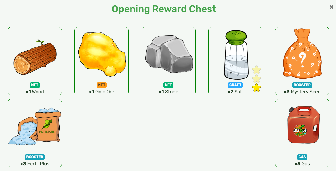 Opening Reward Chest