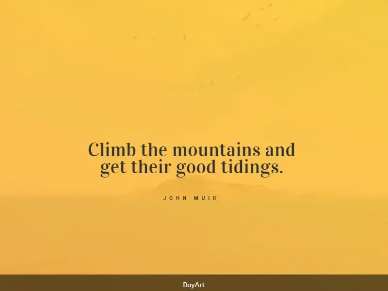 best mountain quotes