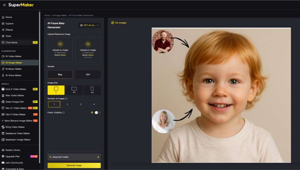 Unlocking the Mystery of Your Future Child With AI Baby Generator