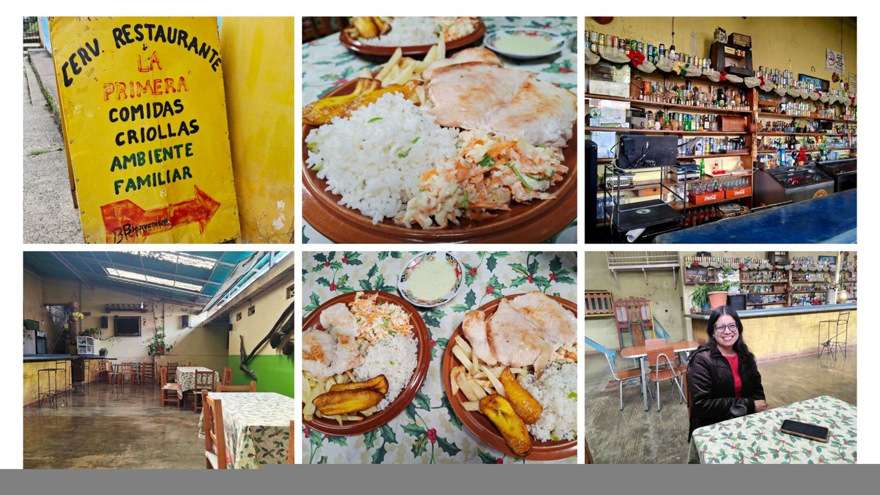 Lunch at the restaurant: La Primera | Almuerzo en el restaurante: La Primera 🍴