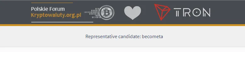 becometa TRX Representative candidate