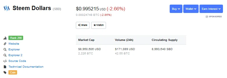 steemdollars rank