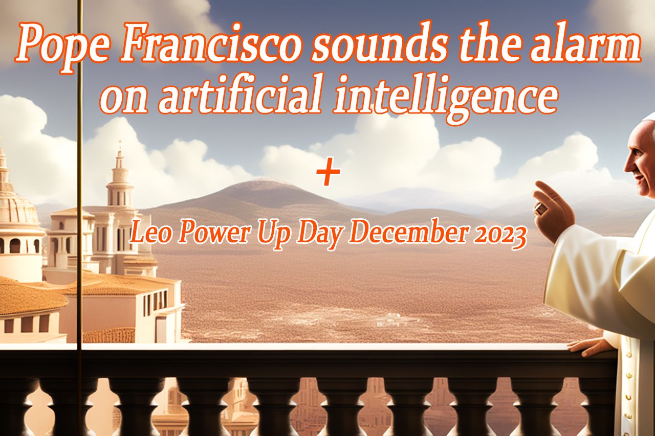 Pope Francisco sounds the alarm on artificial intelligence + LPUD