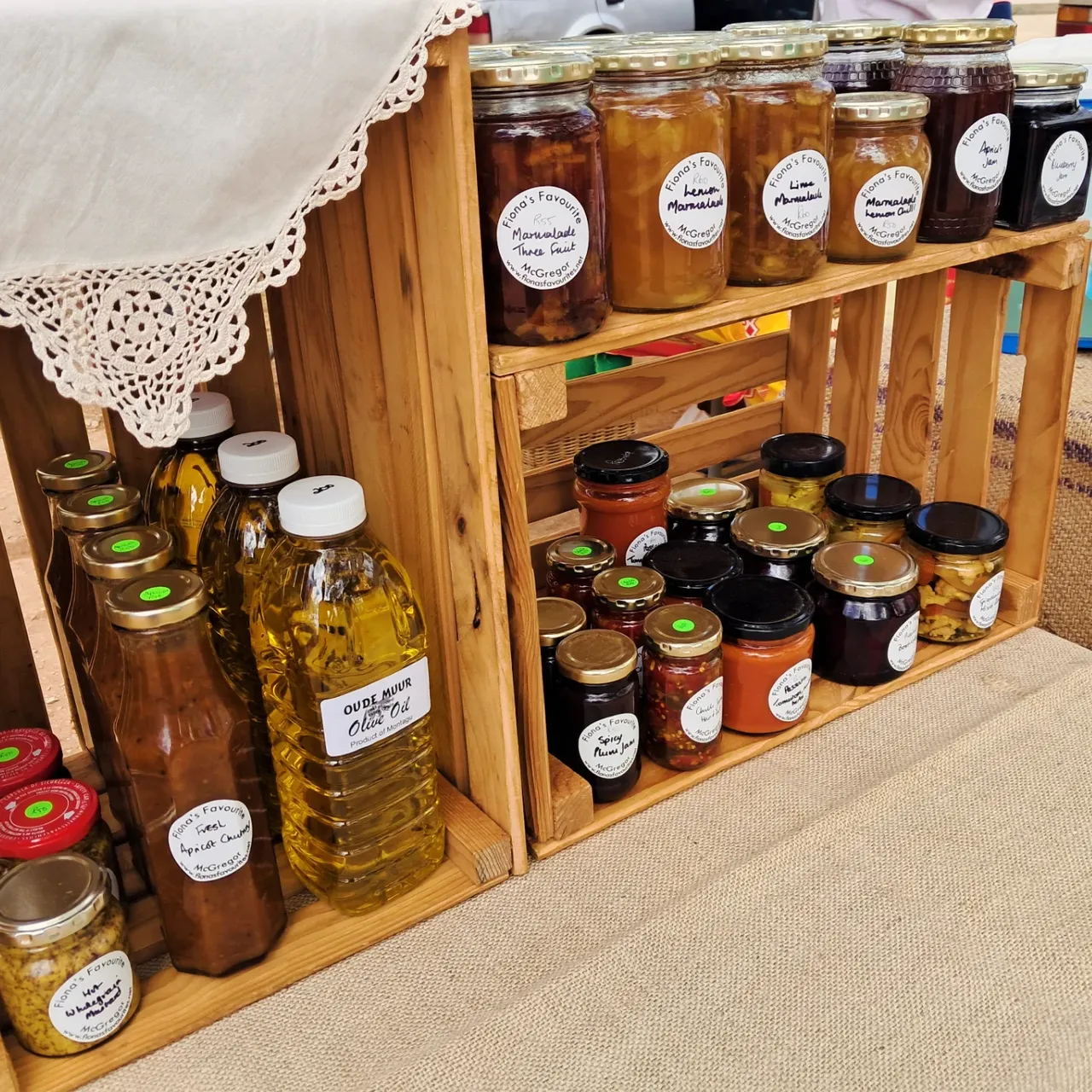 Fiona's Favourites' extended range of products