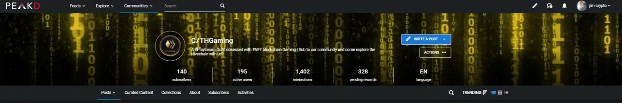 thgaming Hivechain community.jpg