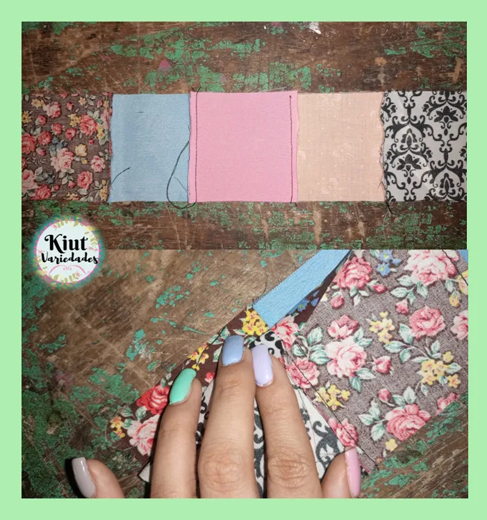 En el patchwork es muy importante el planchado || Ironing is very important in patchwork.