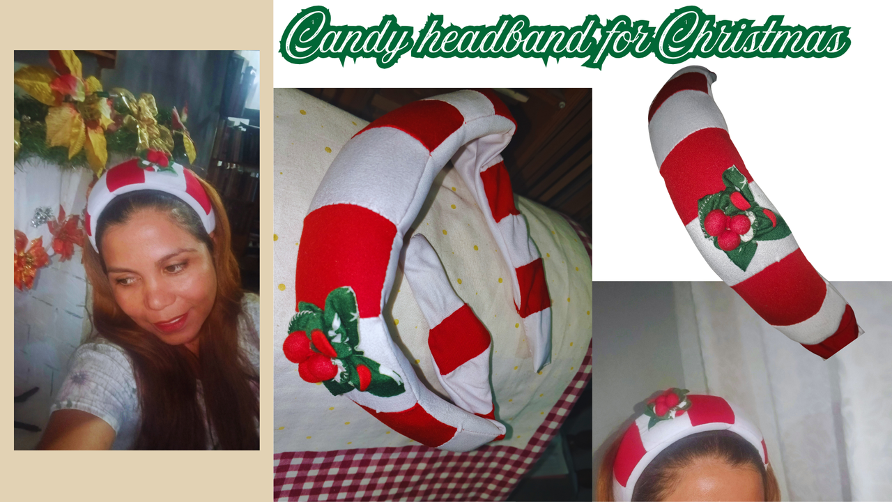 Christmas headband for my friend (ENG/ESP)