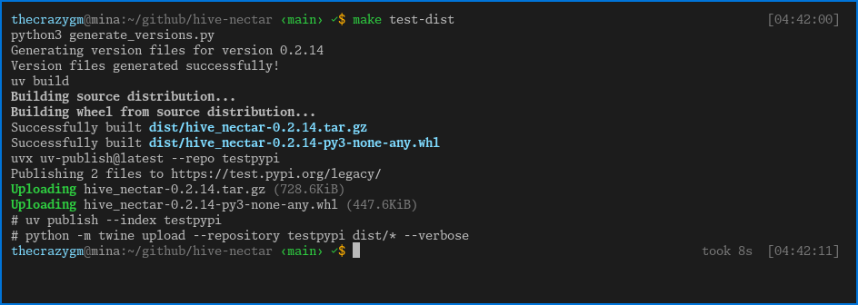 hive-nectar v0.2.14 Released: Better Beacons, Caching, and Docker Fixes
