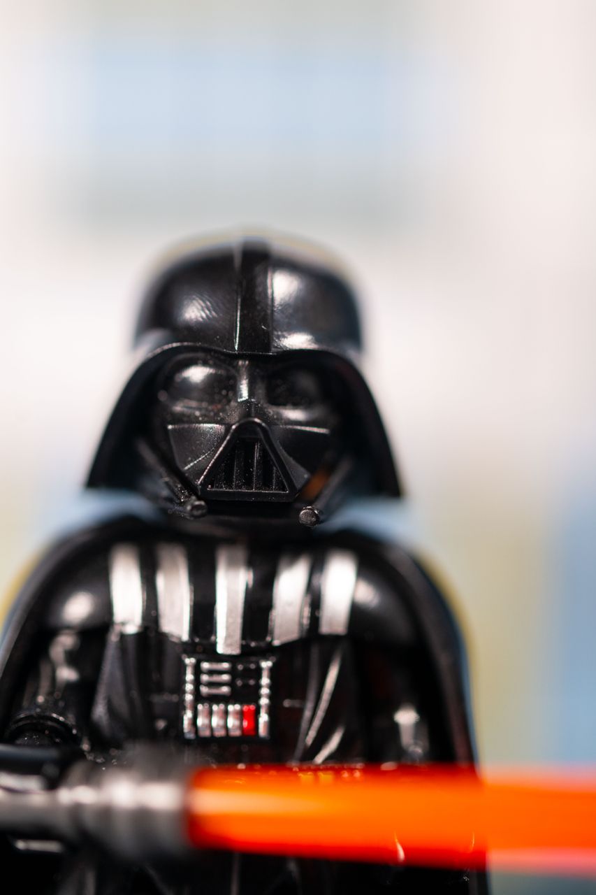 Star Wars Lego Minifigure Macro Darth Vader