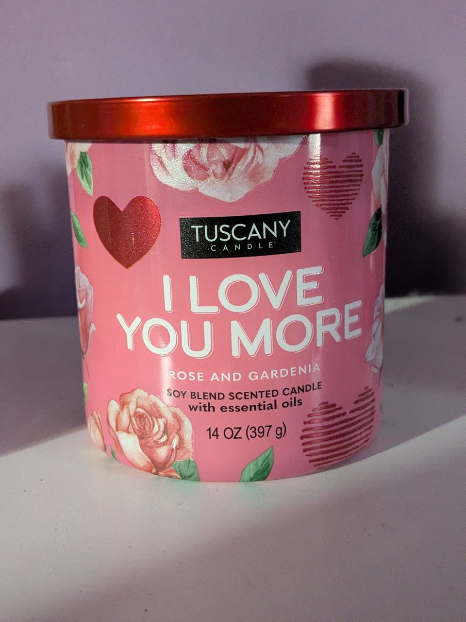 I Love You More Candle