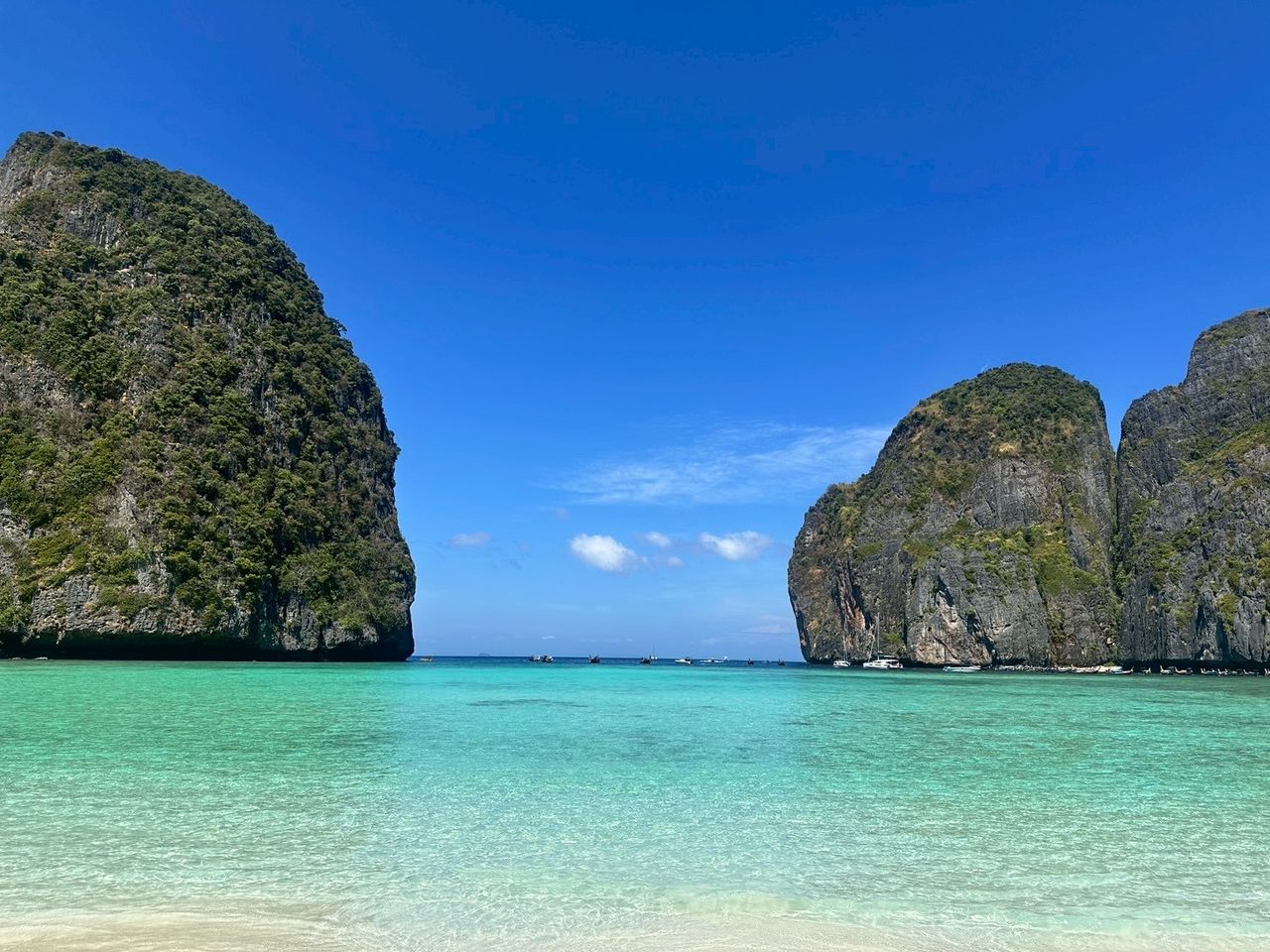 Maya Bay, one of the dream destinations, in Krabi province, in the South of Thailand