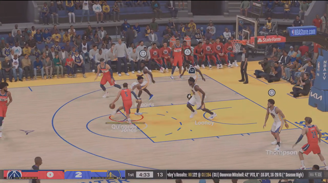 Washington Wizards vs Warriors - Second Half of the League