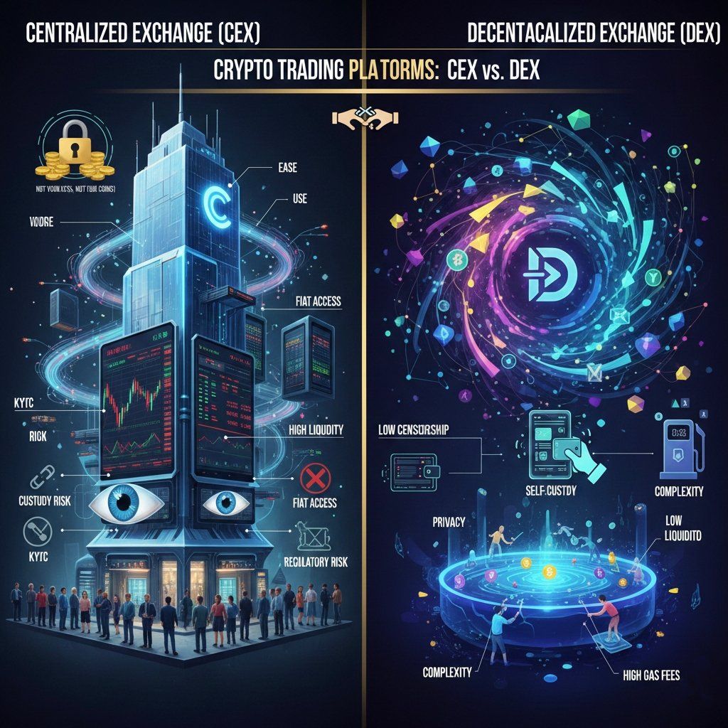 Decentralized Exchange (DEX) vs. Centralized Exchange (CEX)
