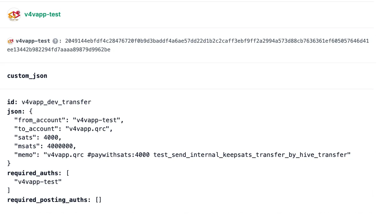 Keepsats in Custom Json