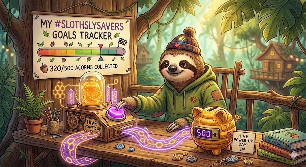 Powering up the month to keep my SlothlySavers year moving forward! 