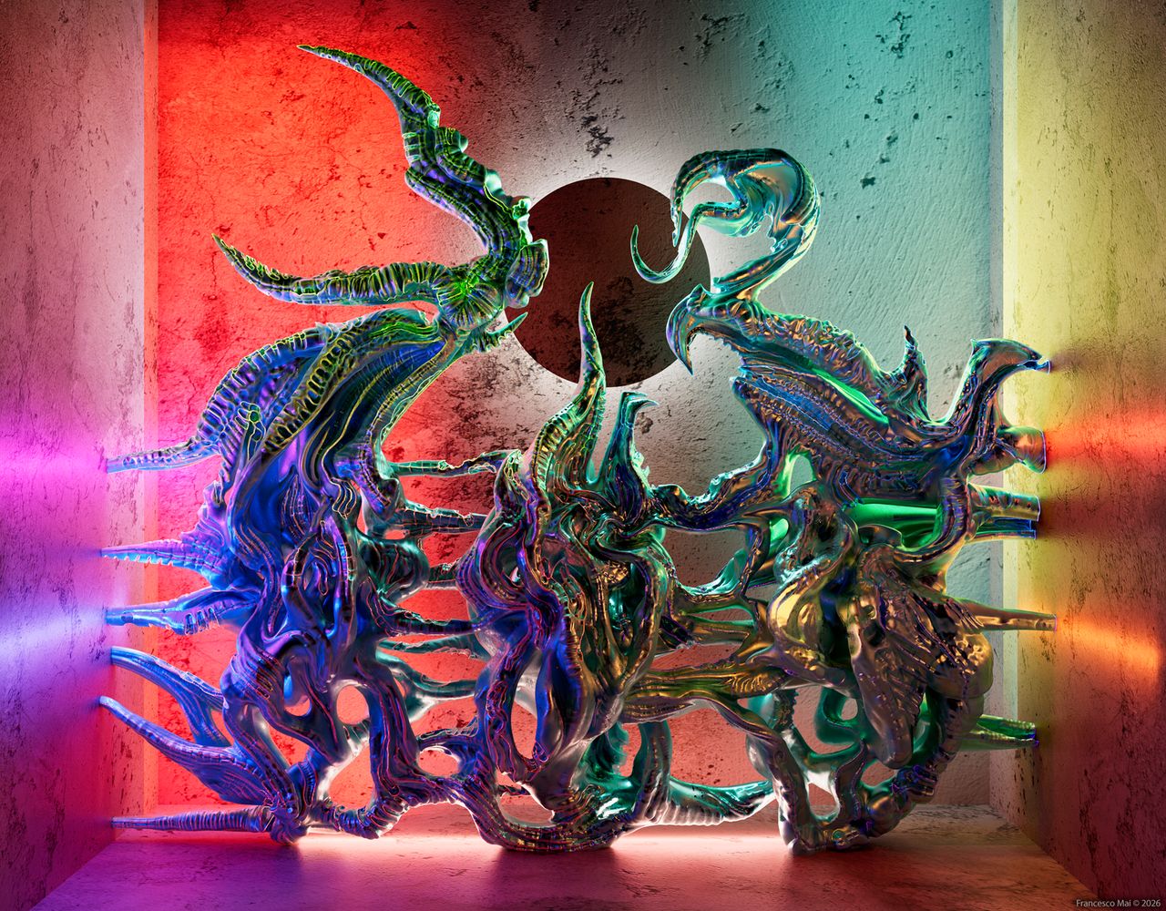 Capturing a moment of the psychedelic alien family.jpg