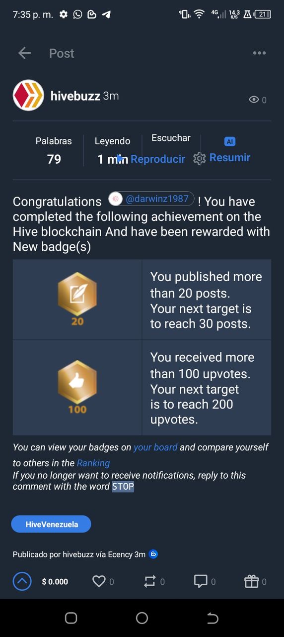 "¡Un día de bendiciones y medallas en Hive! 🍞💻 Gratitud total" 
