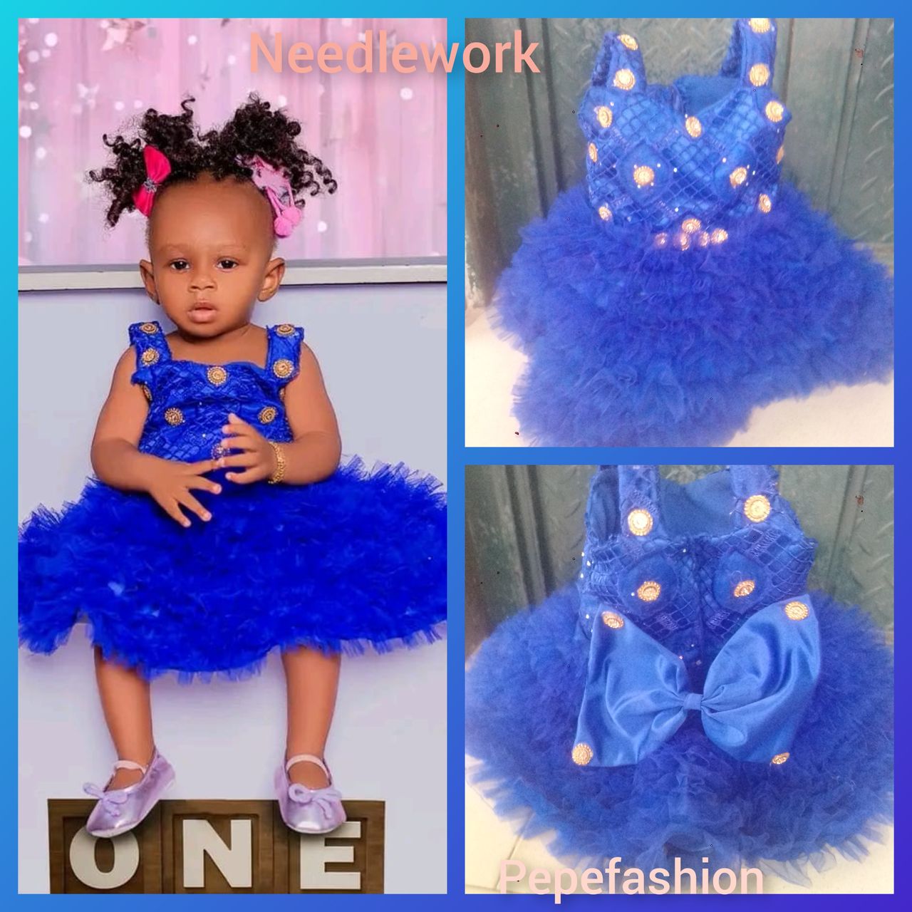 The step by step process on how I made this beautiful birthday dress for Treasure my neighbor's daughter.