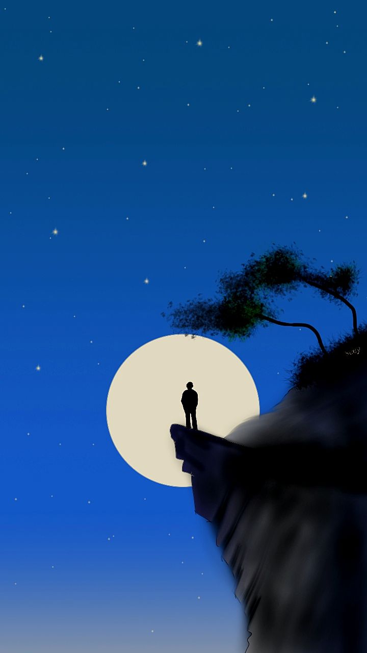 On a cliff