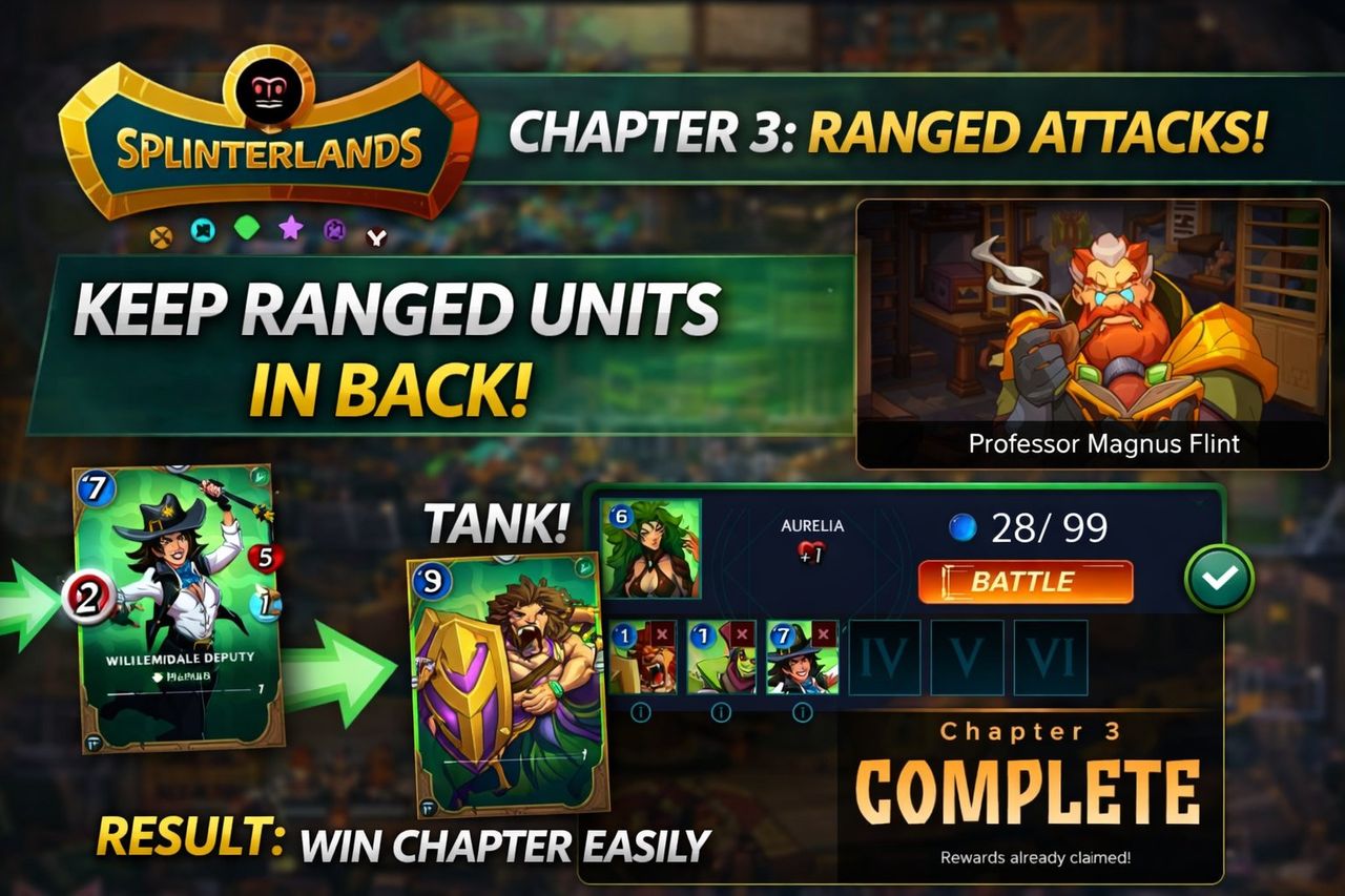 Splinterlands Chapter 3: Ranged Attacks Made Simple!