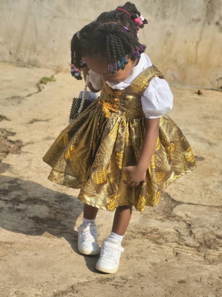DIY Simple Baby Frock Dress For A Toddler's Birthday