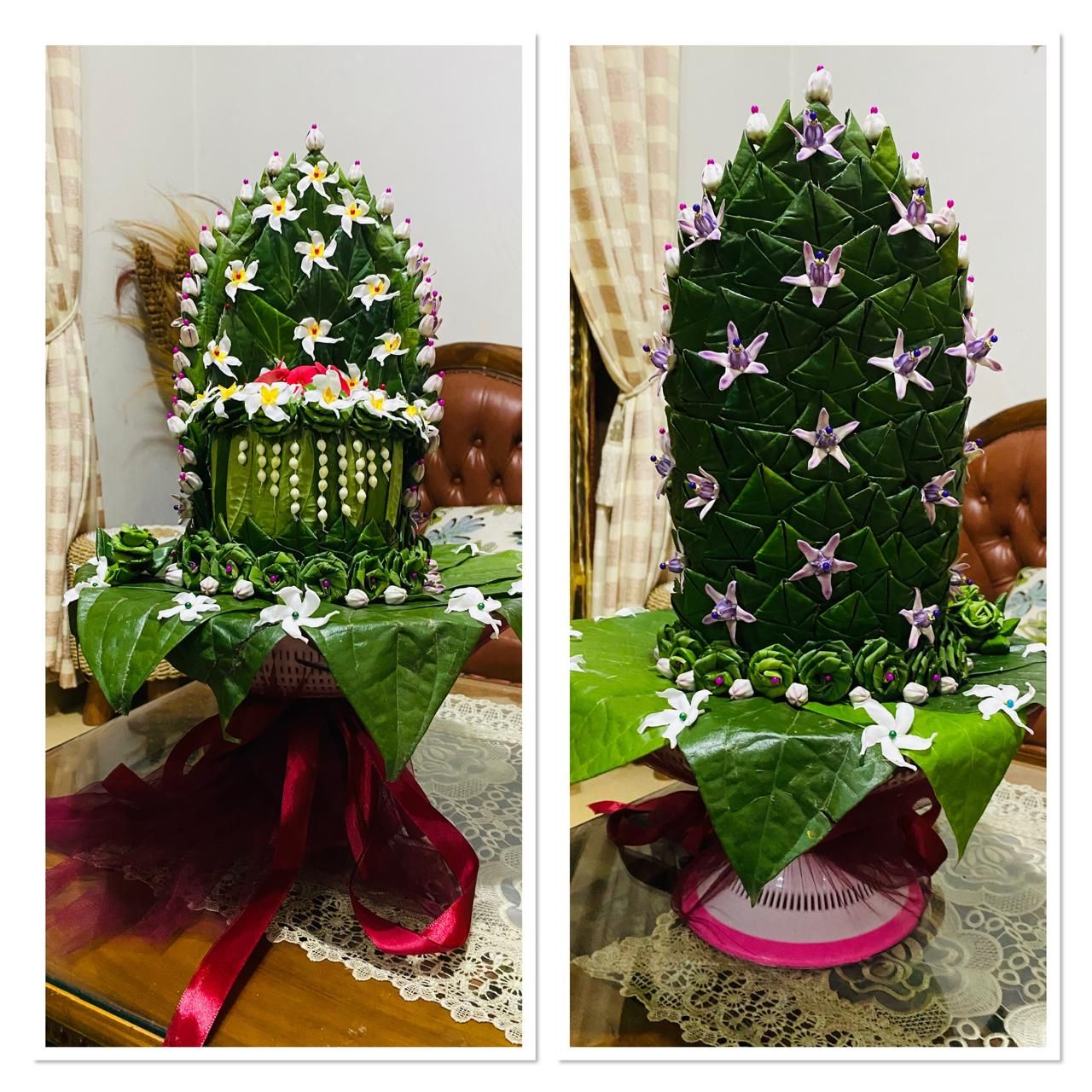 Traditional Acehnese Ornamental Ranup Leaves