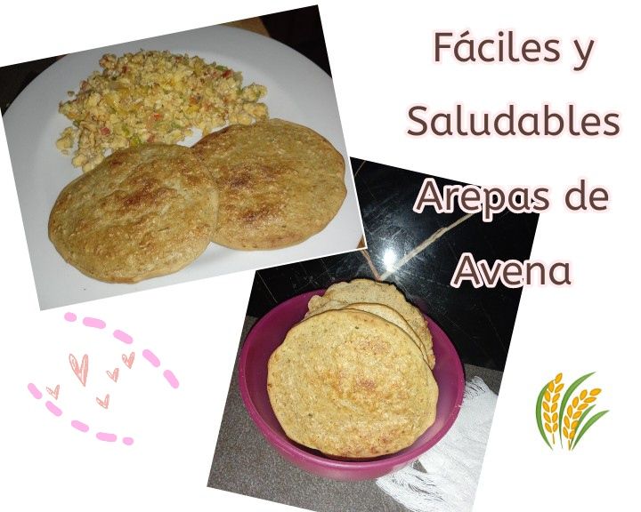 [ESP-ENG] Fáciles y Saludables Arepas de Avena 🌾/Easy and Healthy Oatmeal Arepas 🌾 
