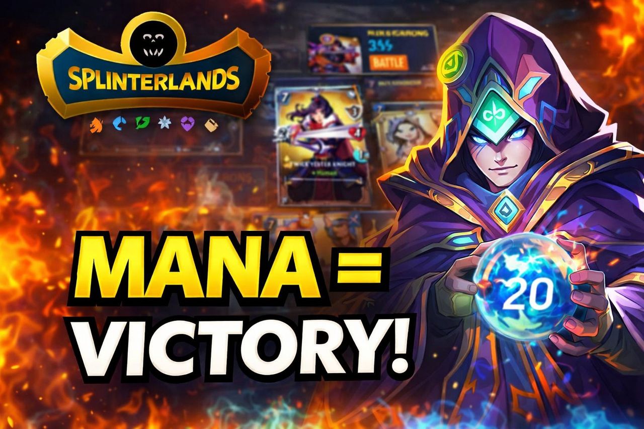Splinterlands Chapter 8 - Mana Guide - How I Won Easily!