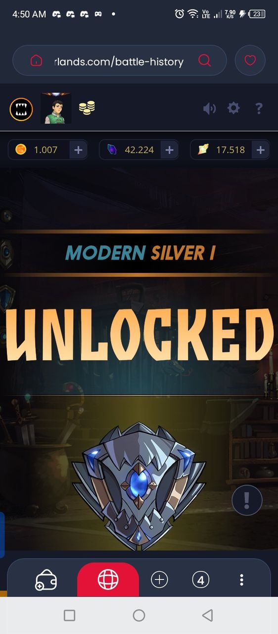 Splinterlands:Earthquake Gauntlet Survived;Sneak + Resurgence Snatched Silver 1! 🏆🌍⚔️