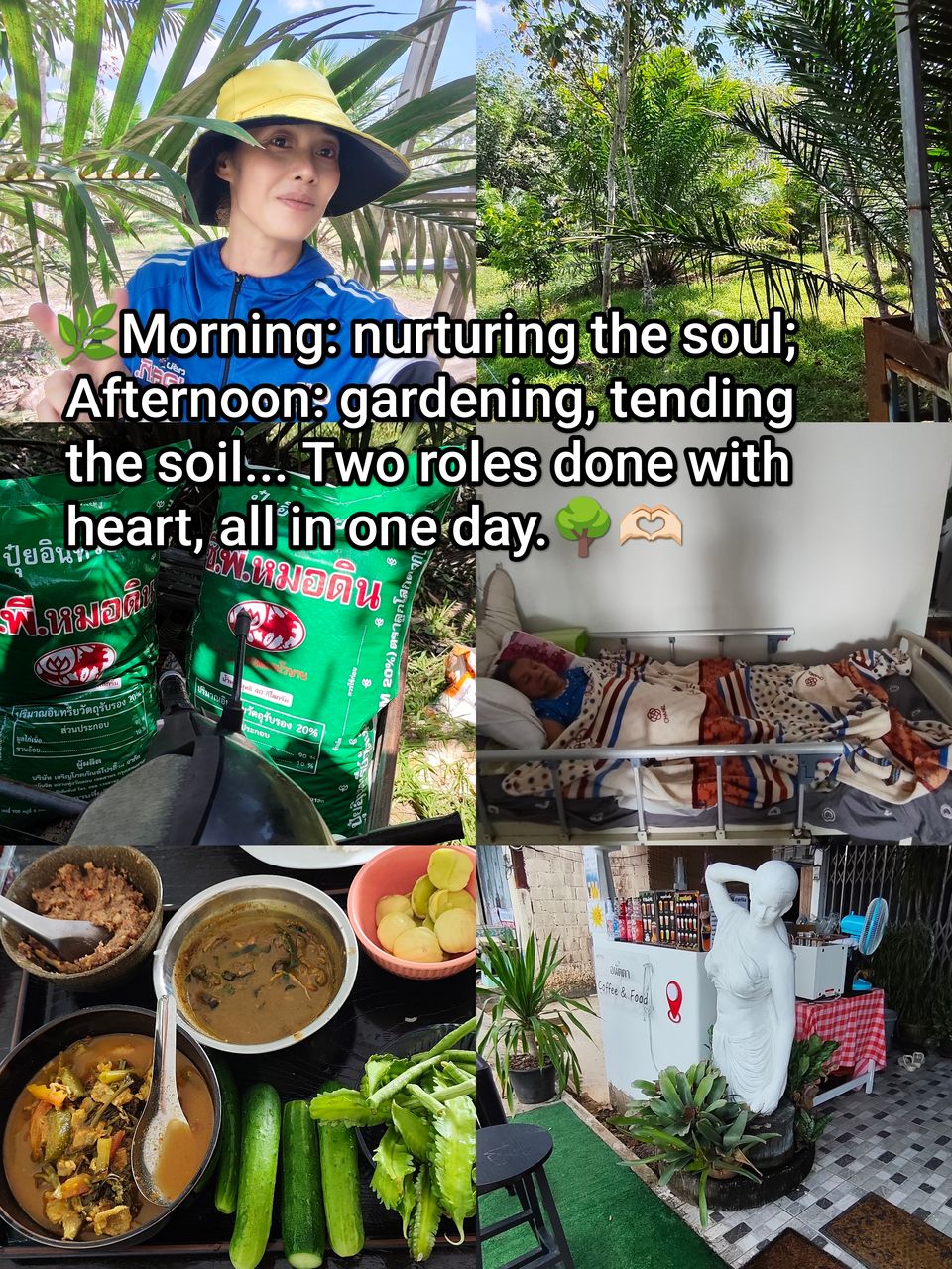  🌿 One Day, Two Roles: From Caring for the Heart of the Home to Energizing the Land 🌳❤️
