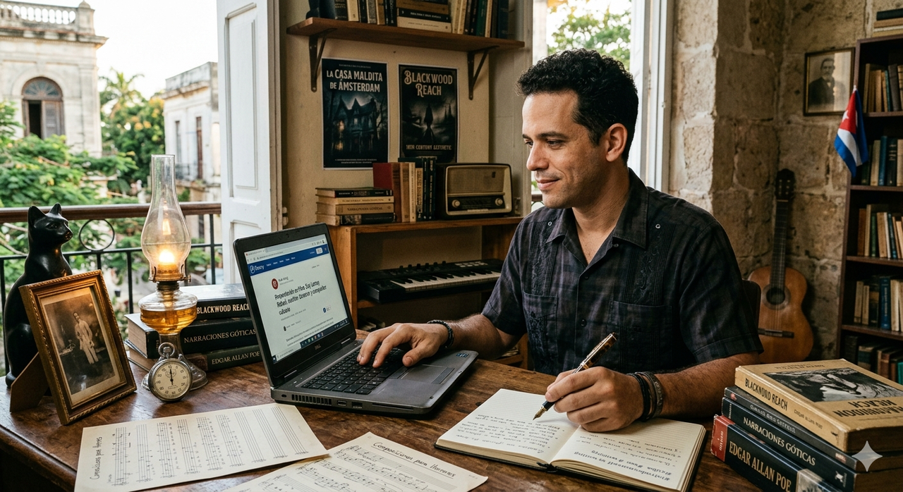 Soy Lemay Rafael, escritor de terror y compositor cubano