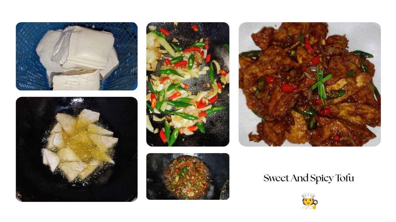 Simple Cooking: Sweet Spicy Tofu