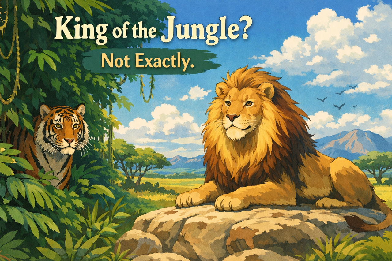Why the Lion isn’t really the King of the Jungle