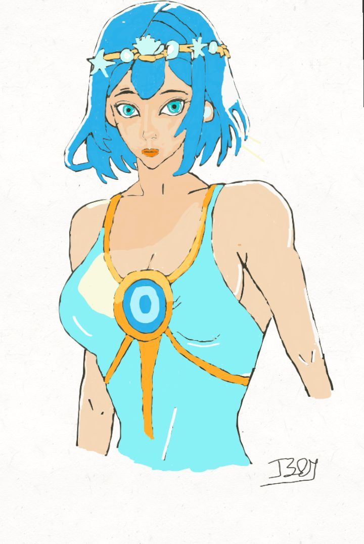  🌊 ocean healer - holozing fan art 🌊