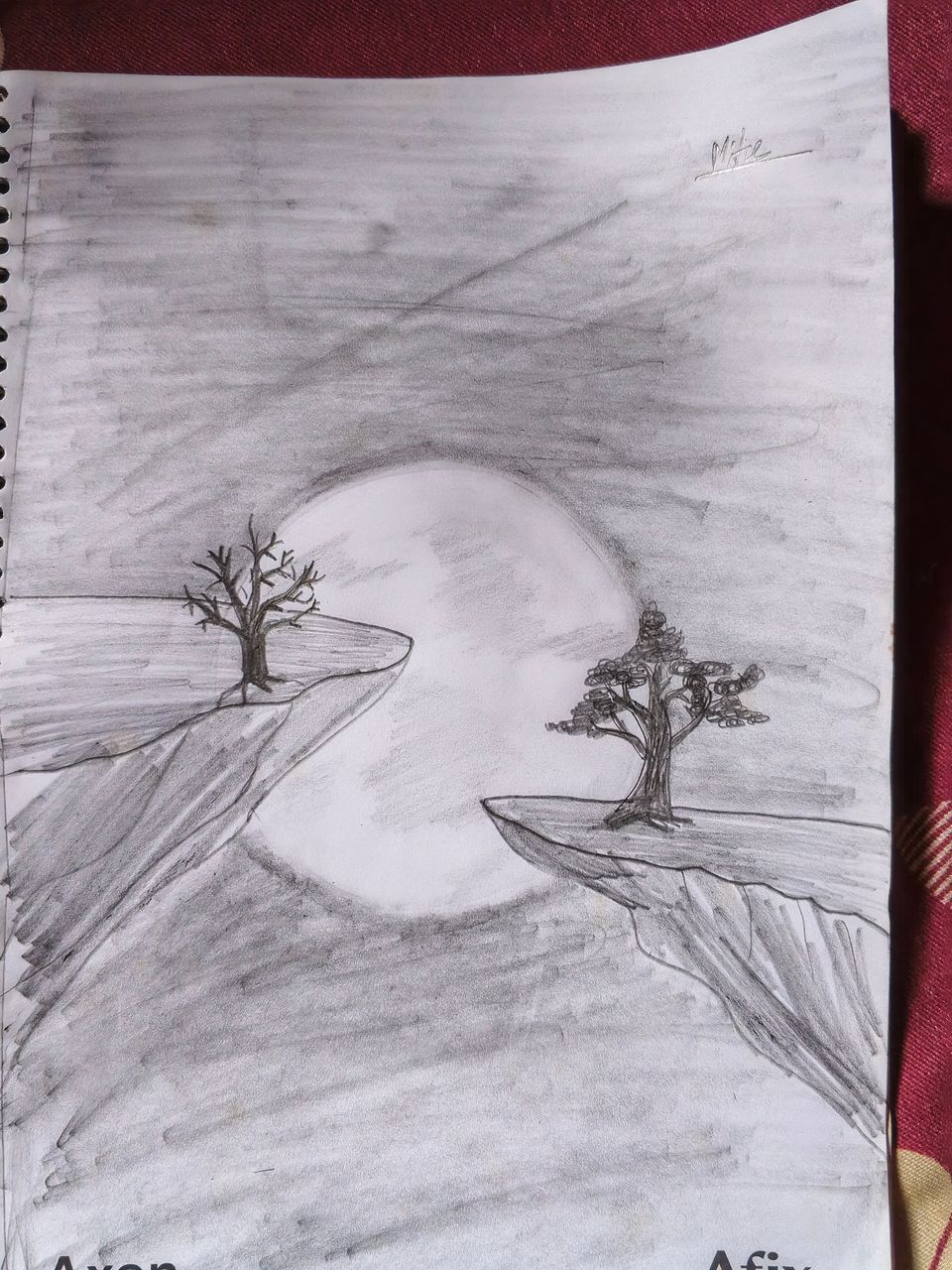 A picture of a moonlit night