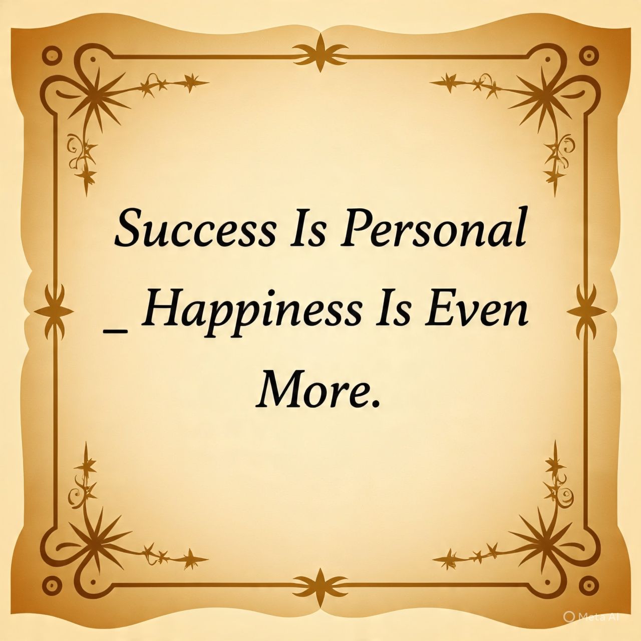 Success Is Personal _ Happiness Is Even More.