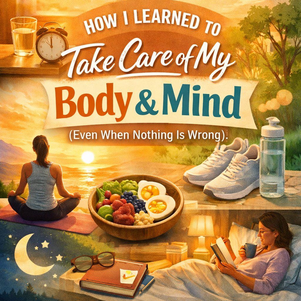 How I Learned to Take Care of My Body and Mind (Even When Nothing Is Wrong)