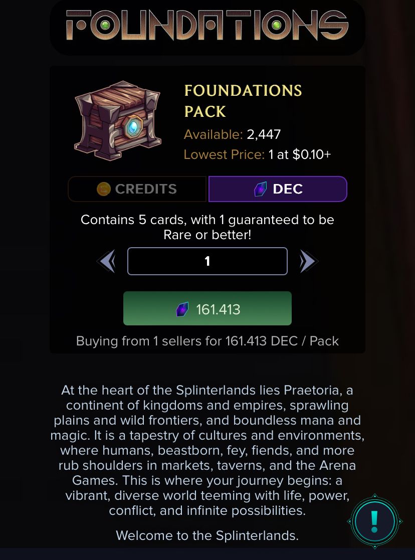Purchasing more card packs Tomorrow