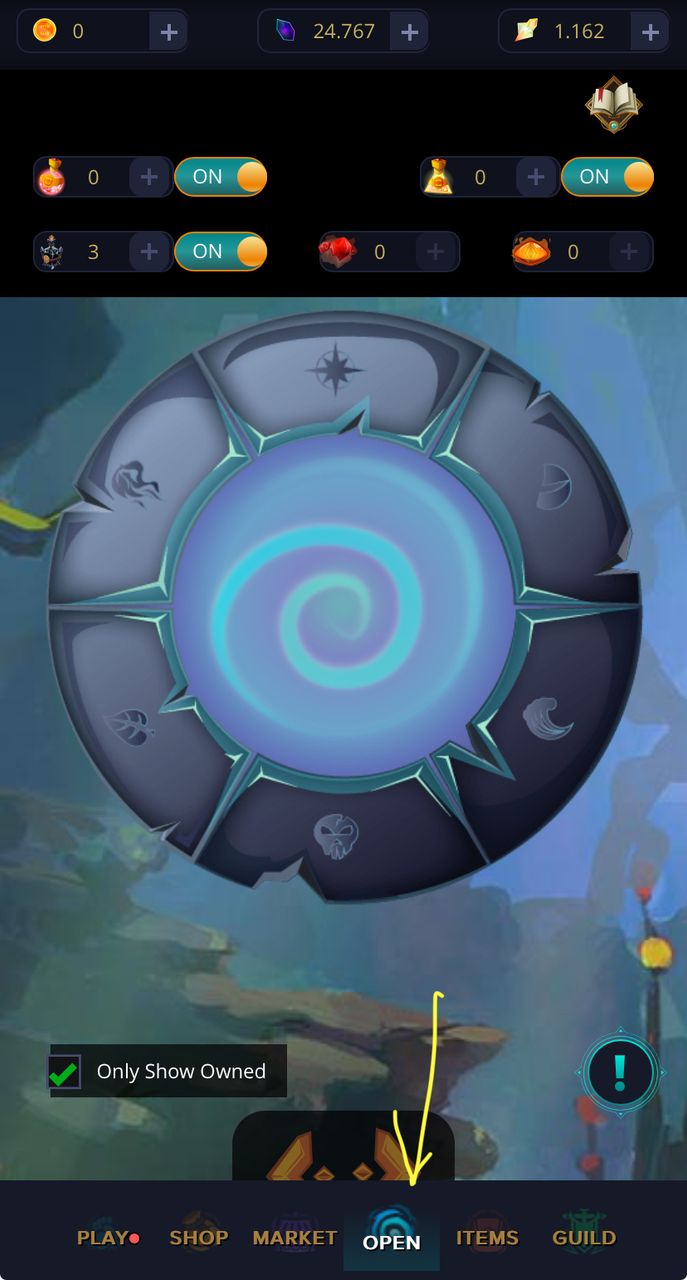 How to buy Legendary and Alcemy Potions on Splinterlands