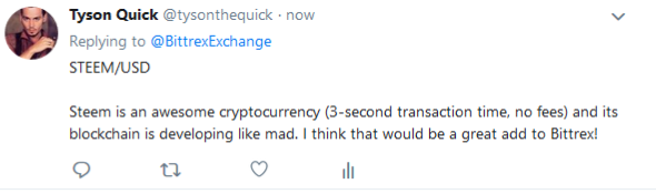 RE: Time To Flex On Bittrex Steem