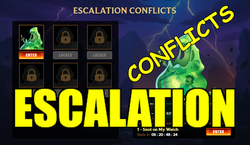 New Escalation Conflicts!