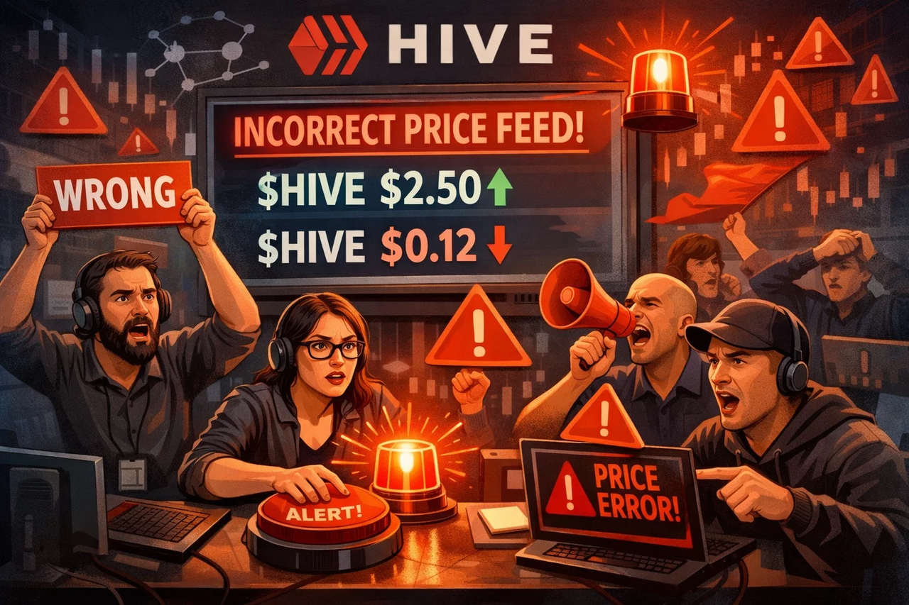 Witnesses signalling incorrect pricefeed