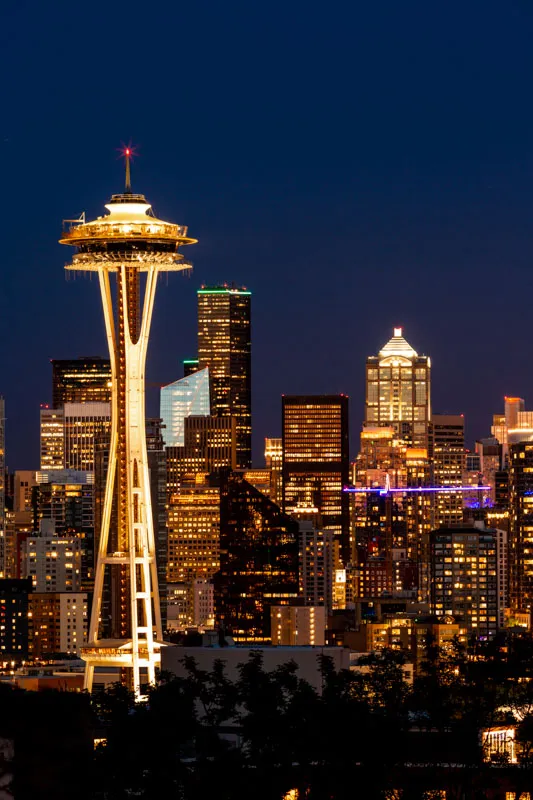 kerry park night photo