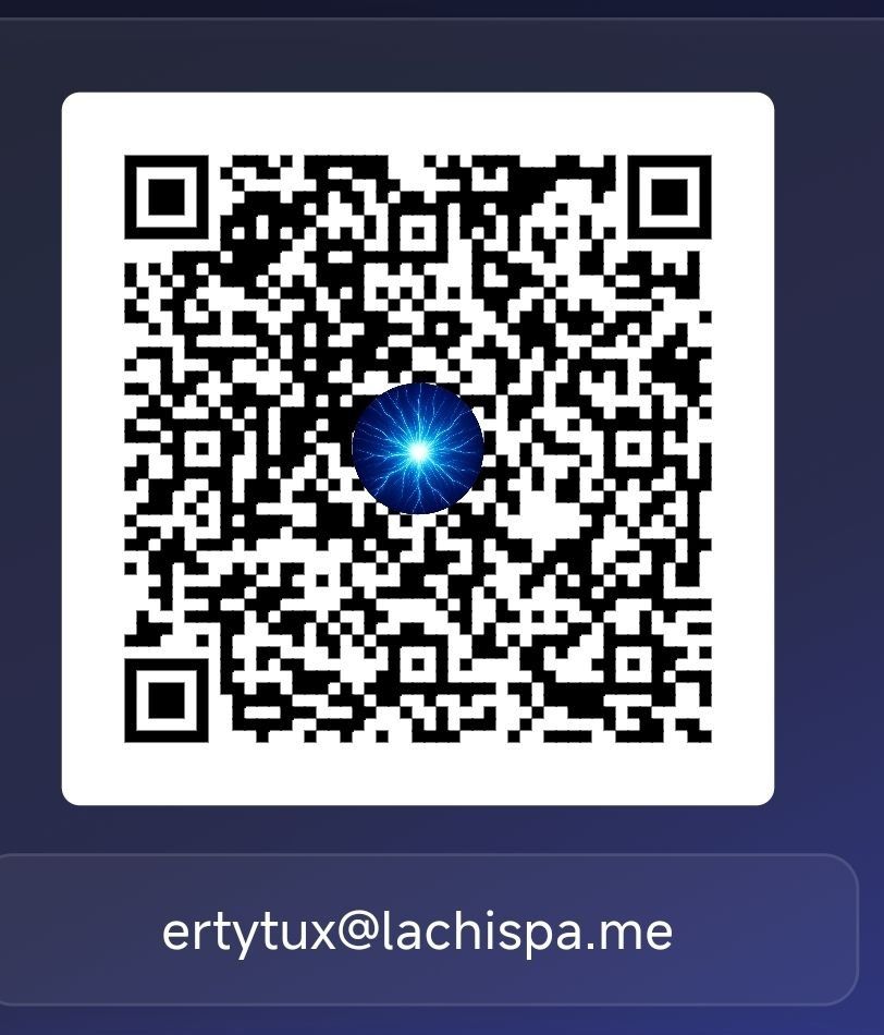 ⚡ ertytux@lachispa.me