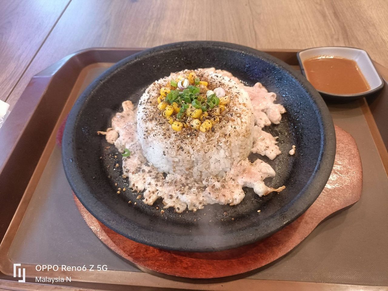 Mr Peppery rice Sliced Pork Teppan Pepper rice