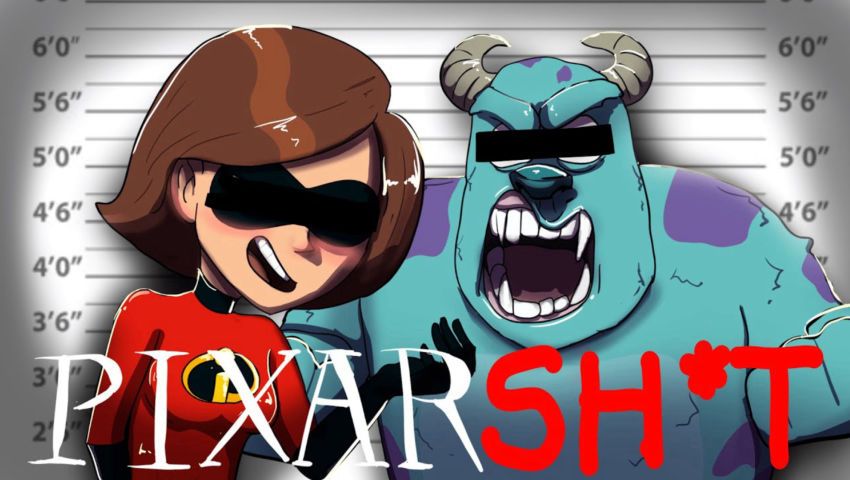Pixar movie voice actors cursing but its the actual characters (an animation)